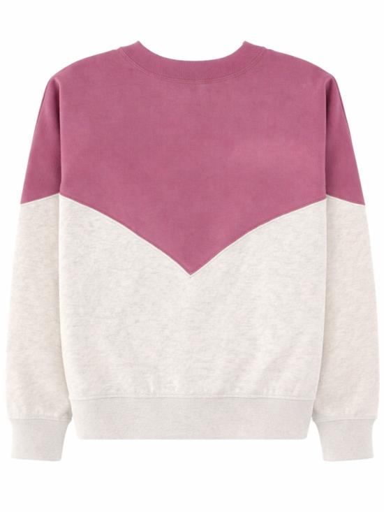 26SS 이자벨마랑에뚜왈 휴스턴 투톤 마랑 스웨트셔츠 SW0006FA A1M08EMTEC PINK - ISABEL MARANT ETOILE