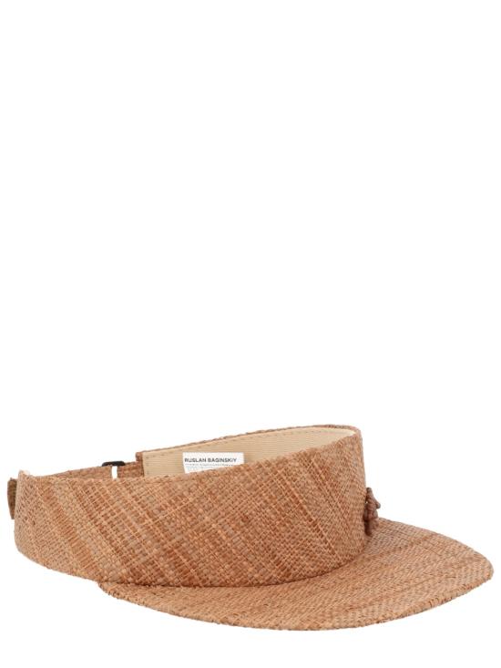 26SS 루슬란바진스키 썬캡 KZR09SS26 STR SRBBROWN BEIGE - RUSLAN BAGINSKIY