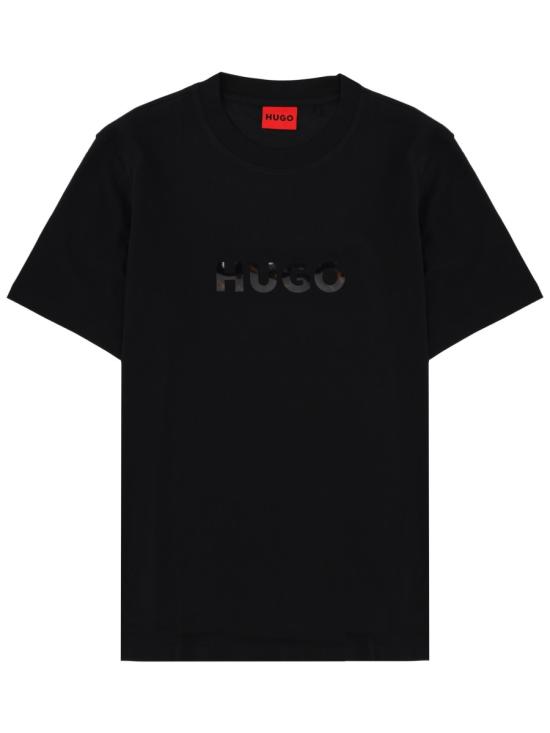 26SS 휴고보스 반팔 티셔츠 50557437 10266462001 BLACK