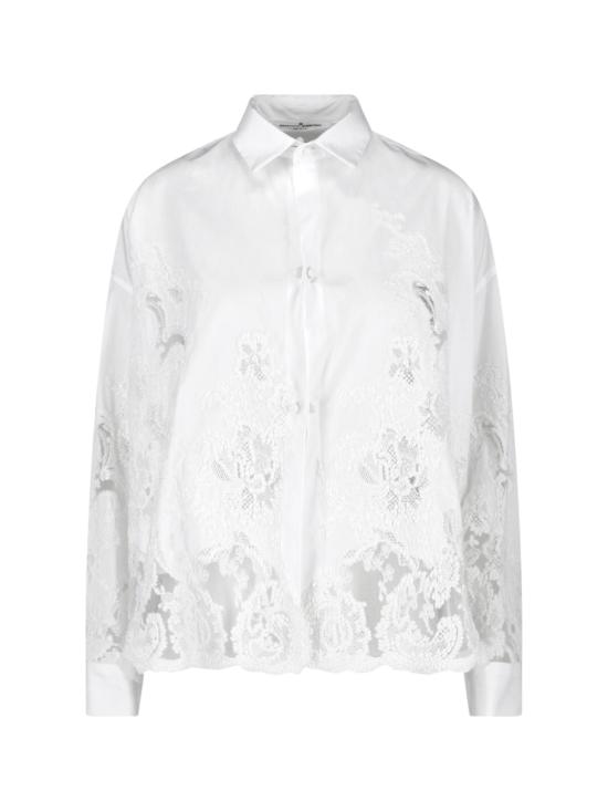 26SS 에르마노 설비노 셔츠 D482K741APBQP 10601 White