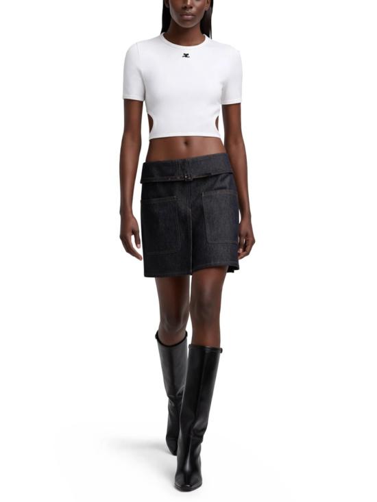 26SS 쿠레쥬 반팔 티셔츠 226JTS256 JS02030001 WHITE - COURREGES