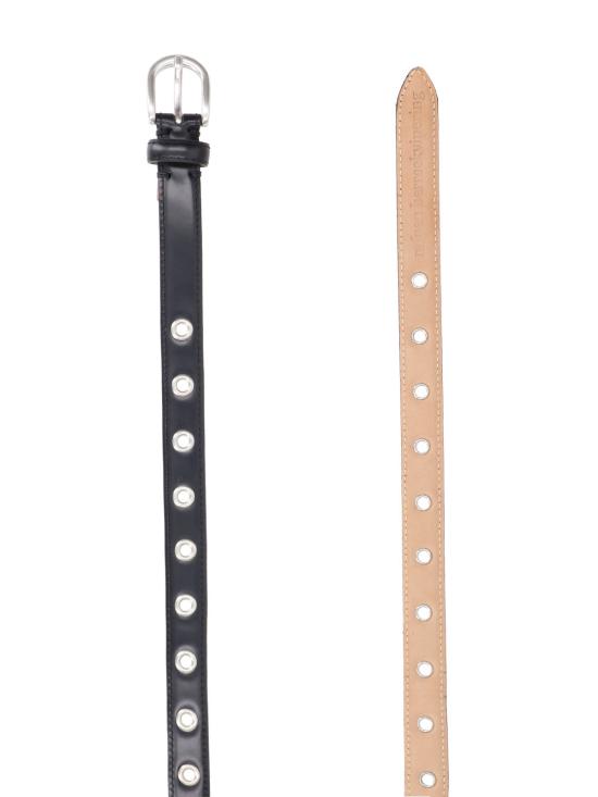 26SS 엠에프펜 가죽 벨트 A126 005 BLACK POLIDO Black - MFPEN