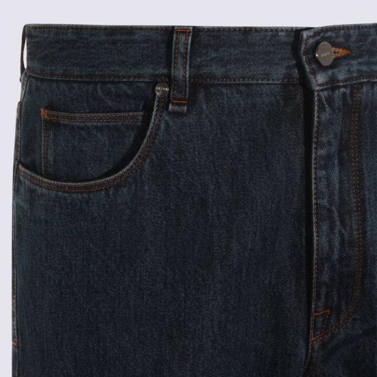  펜디 데님 팬츠 코튼 진 블루 - FENDI