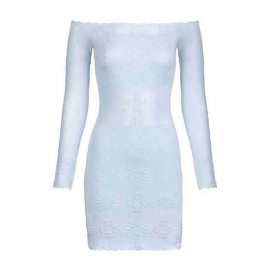  넬로 준 숏 원피스 루나 미니드레스 오션 미스트 - NELLO JUNE