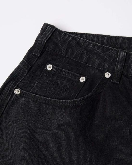 by PARRA 스트레이트 팬츠 파라 모토 스티치드  블랙 - OTHER BRANDS