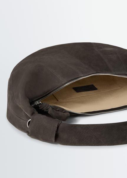 26FW 르메르 알파카 누벅 레더 포춘 크루아상 백 BG0071LL0189 BR007 EBONY BROWN - LEMAIRE