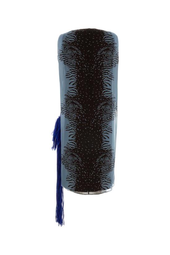 26SS 살바토레 페라가모 원피스 13I357793476 BLU Printed - SALVATORE FERRAGAMO