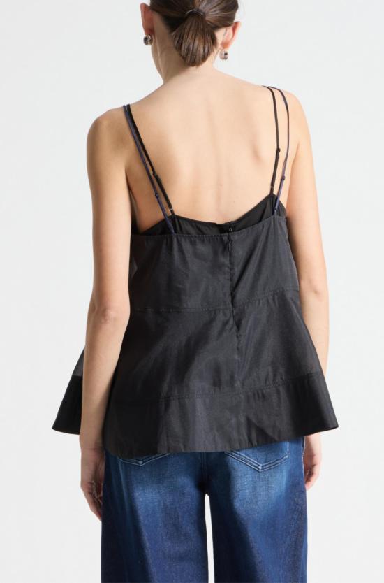  세인트 아트 민소매 티셔츠 생트 아르 누르 탑 - SAINT ART