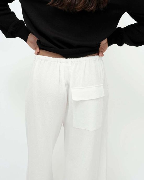  미정박 크롭 팬츠 박미정 린넨 블렌드 - MIJEONG PARK