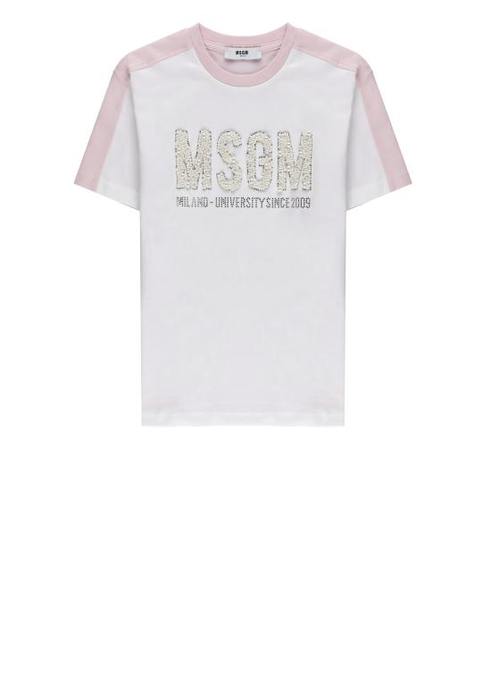 26SS [키즈] 엠에스지엠 티셔츠 S6MSJGTH033 001 78 Pink