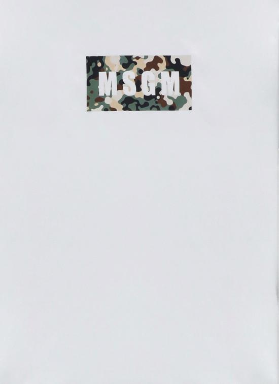 26SS [키즈] 엠에스지엠 티셔츠 S6MSJBTH279 001 White - MSGM