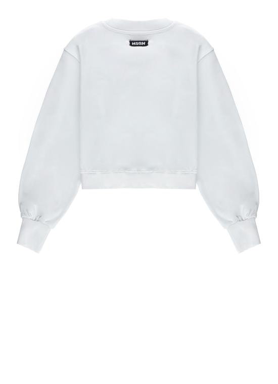 26SS [키즈] 엠에스지엠 캐시미어 니트 S6MSJGSW079 001 White - MSGM