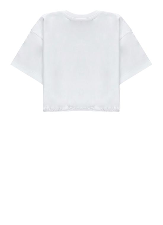 26SS [키즈] 엠에스지엠 티셔츠 S6MSJGTH106 001 White - MSGM