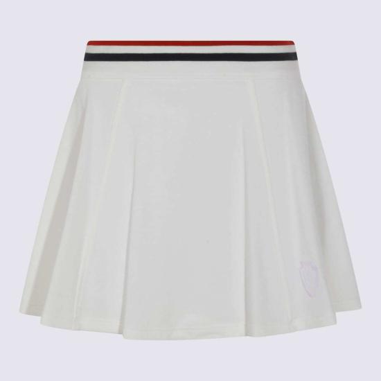  브루넬로 쿠치넬리 숏 스커트 Brunello Cucinelli 코튼 미니 스커트