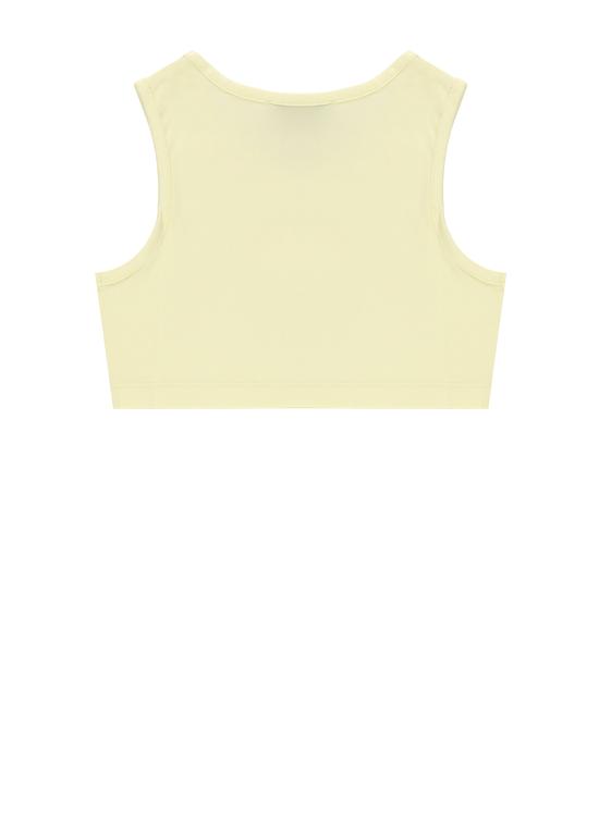 26SS [키즈] 엠에스지엠 티셔츠 S6MSJGTO011 MS075 Yellow - MSGM