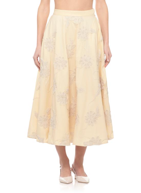 26SS 로테이트 미디 스커트 1155571366 Ivory - ROTATE