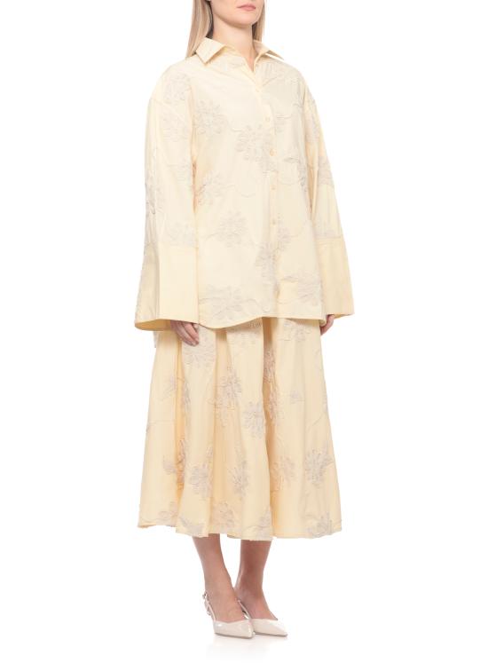 26SS 로테이트 미디 스커트 1155571366 Ivory - ROTATE