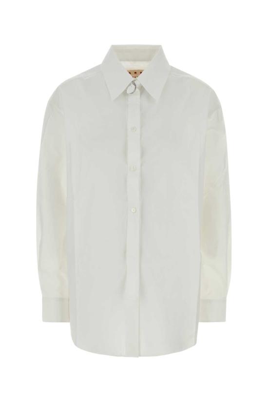 26SS 마르니 셔츠 CAMA0689S0UTC193 00W01 White