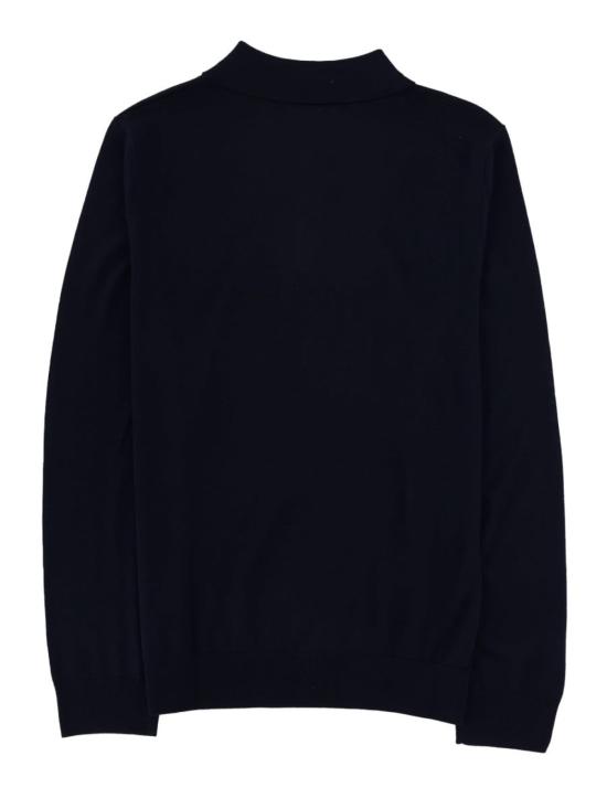  폴 스미스 폴로 티셔츠 메리노 울 폴로 셔츠 블루 - PAUL SMITH