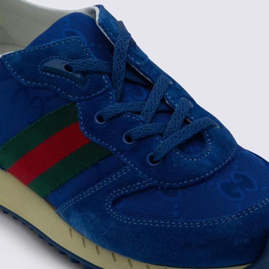  [키즈] 구찌 스니커즈 키즈 인디고 카프스킨 리모션 스니커즈 - GUCCI