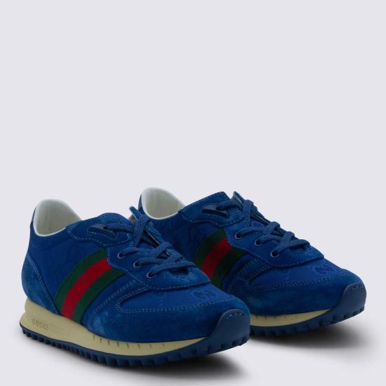  [키즈] 구찌 스니커즈 키즈 인디고 카프스킨 리모션 스니커즈 - GUCCI