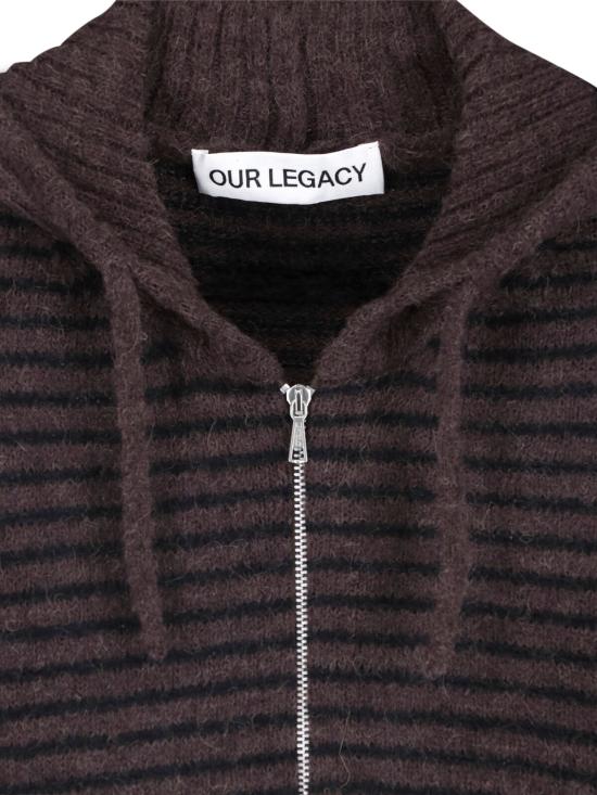 25FW 아워레가시 자켓 W4253CD DIRT STRIPE FUZZY ALPACA Brown - OUR LEGACY