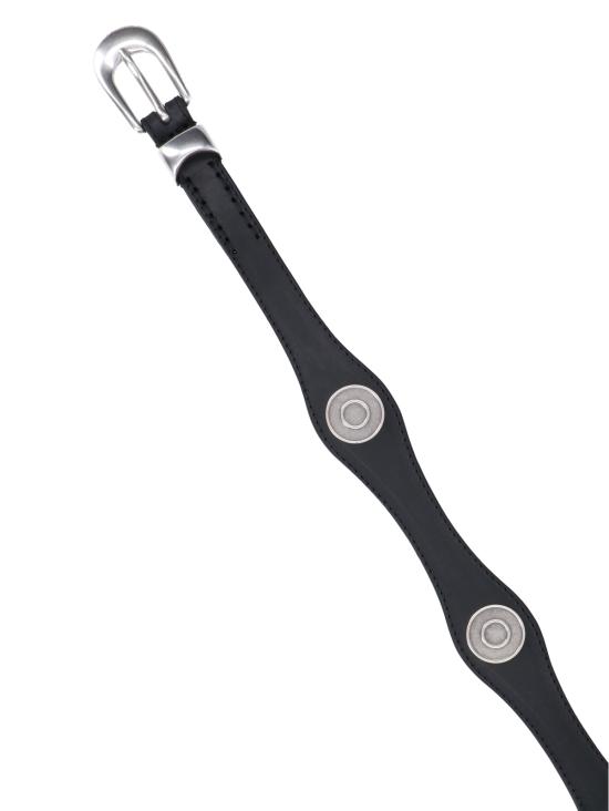 25FW 아워레가시 가죽 벨트 A4258WS SLOW BLACK ARID BULL HIDE Black - OUR LEGACY