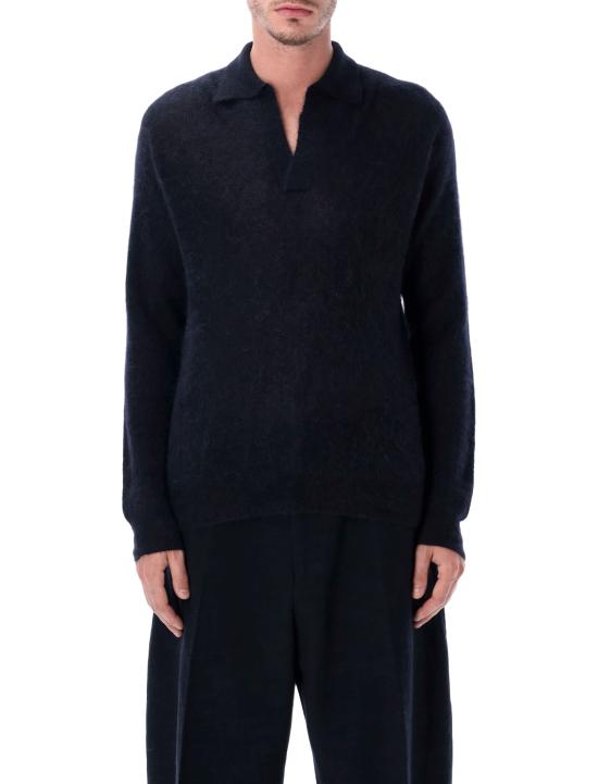 25FW 오라리 스웨터 A25AP02AK NAVY Blue