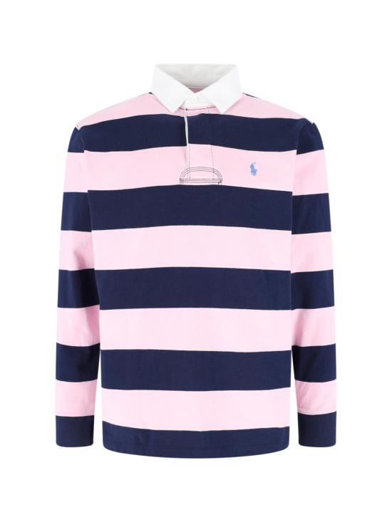 26SS 폴로 랄프로렌 아이코닉 럭비 셔츠 710 717116 501 Pink