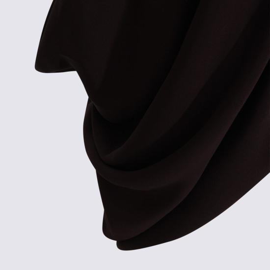  알라이아 미디 스커트 비스코스 스커트 에벤 - ALAIA