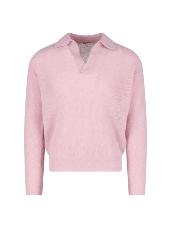 25FW 오라리 스웨터 A25AP02AK PINK Pink