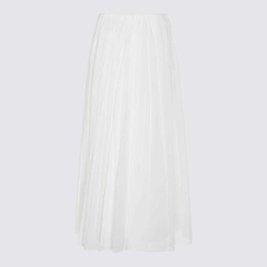  브루넬로 쿠치넬리 롱 스커트 Brunello Cucinelli 코튼 - BRUNELLO CUCINELLI