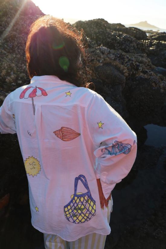  노블 셔츠 엑스 스튜디오 블링키 칼라 셔츠 - NOBLE