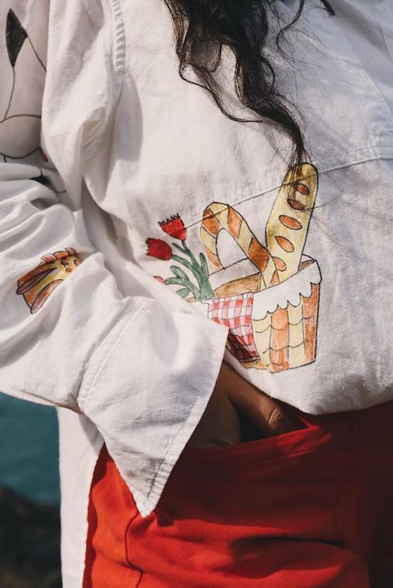  노블 셔츠 엑스 스튜디오 블링키 칼라 셔츠 - NOBLE