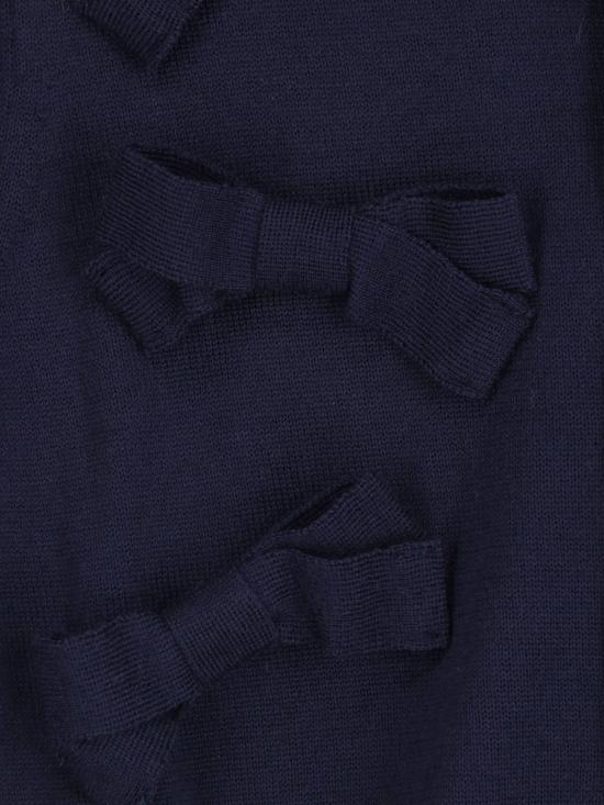 25FW 꼼데가르송 울 저지 리본 데코레이션 가디건 NP N006 W25 1 Blue - COMME DES GARCONS