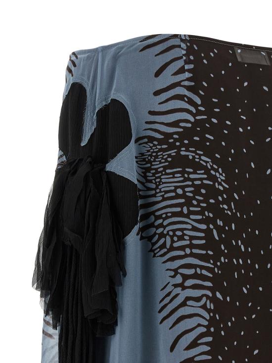  살바토레 페라가모 미디 스커트 페라가모 조젯 스커트 멀티컬러 - SALVATORE FERRAGAMO