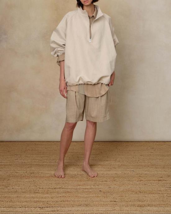  콜보 숏팬츠 드레스 쇼츠 더블 스트라이프