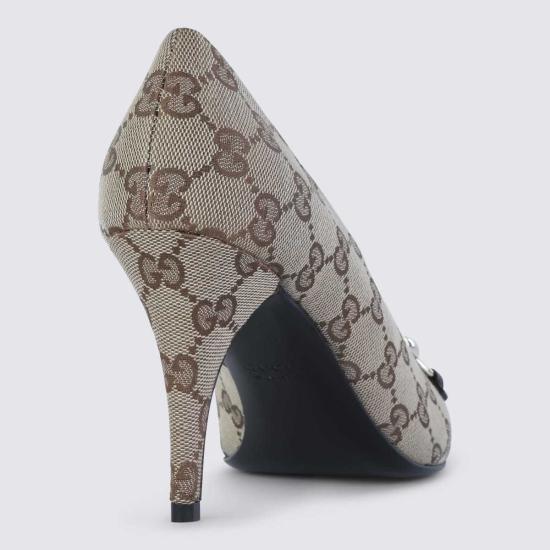 구찌 힐/펌프스 클램프 펌프스 베이지 - GUCCI