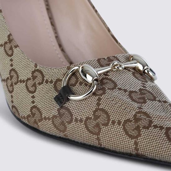  구찌 힐/펌프스 클램프 펌프스 베이지 - GUCCI