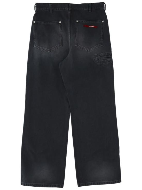  마르니 데님 팬츠 Marni Jeans Con Applicazione 로고 블랙 - MARNI