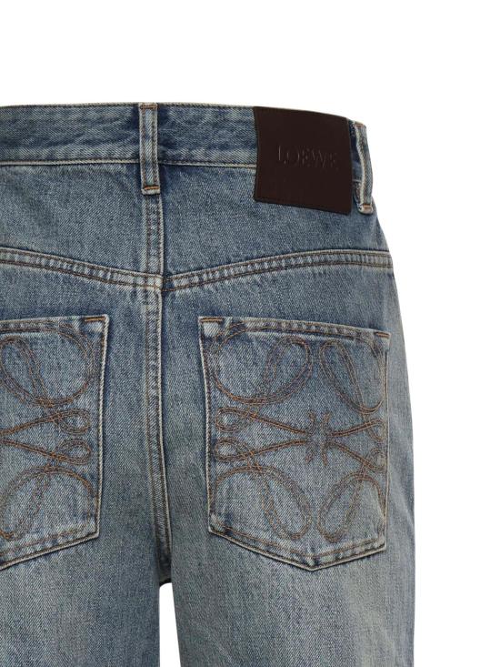  로에베 데님 팬츠 데님 진 워시드 데님 - LOEWE