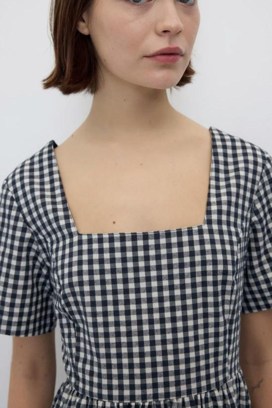  리타 롱 원피스 로우 크리시 드레스 블랙 - RITA