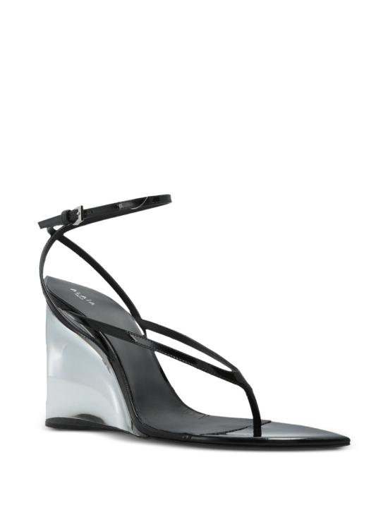 26SS 알라이아 샌들 AA3S3007I037 999 BLACK - ALAIA