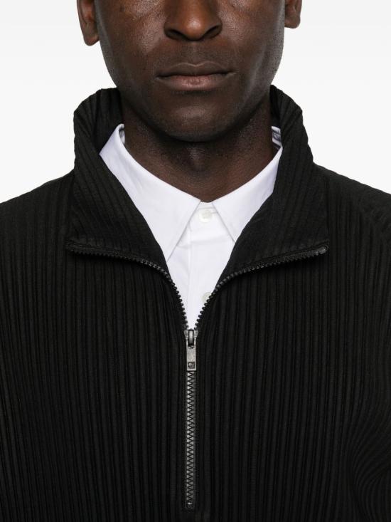 26SS 옴므 플리세 이세이 미야케 집업 니트 HP66JK032 15 Black - HOMME PLISSE' ISSEY MIYAKE