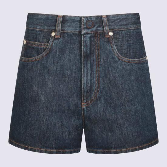  펜디 데님 숏팬츠 코튼 쇼츠
