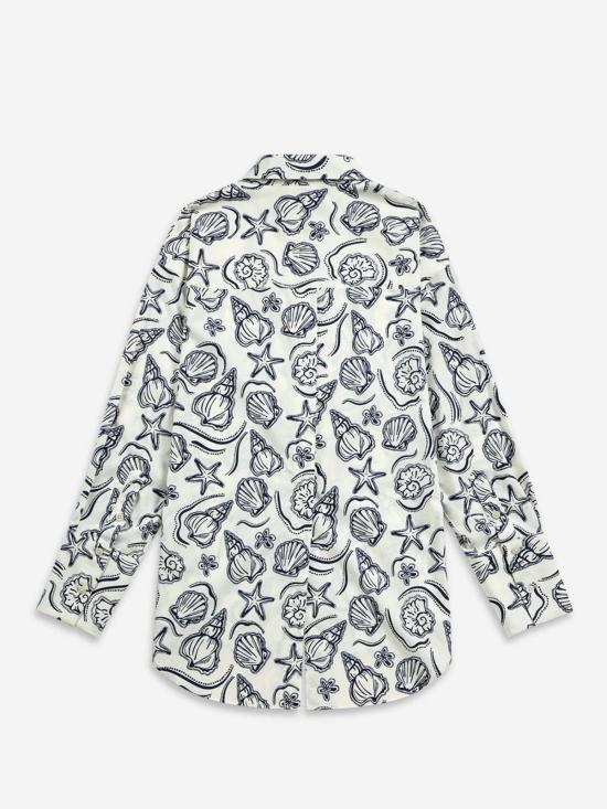  퓨처 클래식스 셔츠 퓨처 클래식 씨쉘 슬릿 셔츠 시드펄 Aop - FUTURE CLASSICS