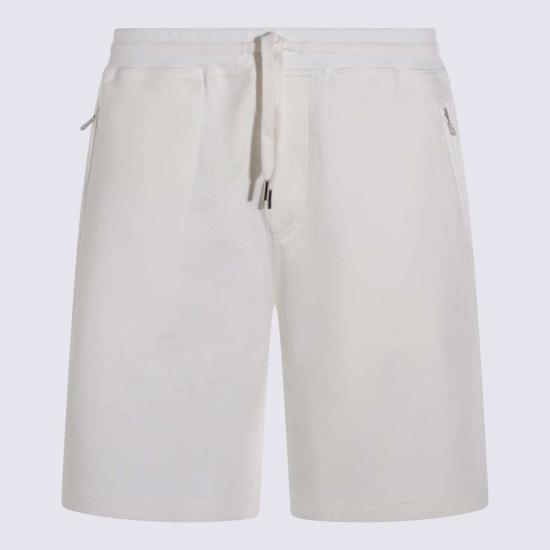  브루넬로 쿠치넬리 숏팬츠 Brunello Cucinelli 코튼 쇼츠 베이지
