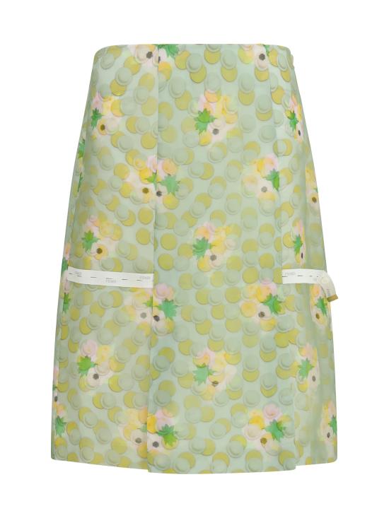 26SS 펜디 미디 스커트 FQ7721AW9S F1AL8 MULTICOLOUR