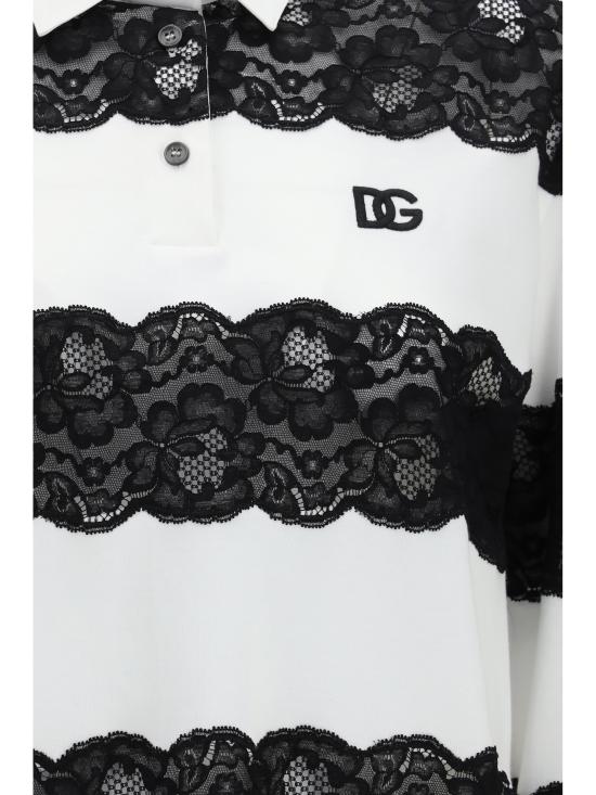 26SS 돌체앤가바나 폴로 티셔츠 F8W07ZGDDML S8400 WHITE - DOLCE & GABBANA