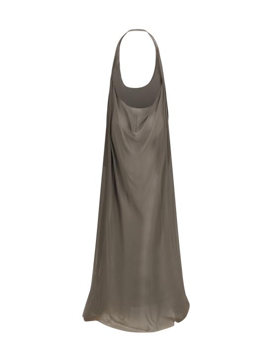26SS 릭 오웬스 롱 원피스 RO01F6598G 34 GREY - RICK OWENS